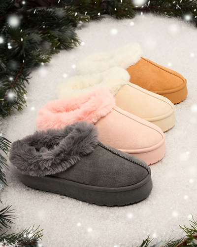 Royalfashion Dámské krátké boty a'la snow boots Kapfiee