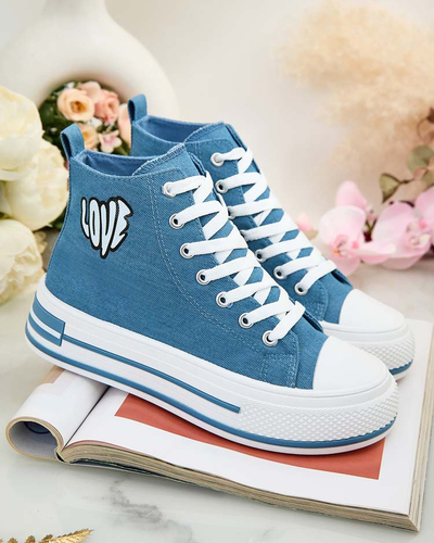 Royalfashion Dámské sportovní tenisky s potiskem
