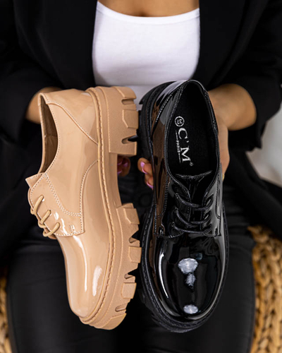 Чорні жіночі лаковані туфлі Binotsi