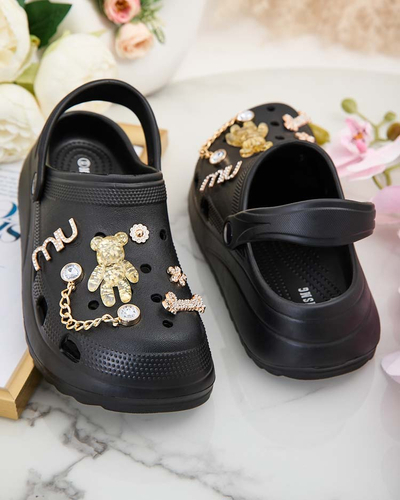 Royalfashion Dámské gumové žabky s ornamenty Fescas