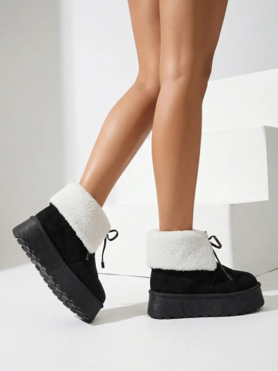 Dámské sněhule s šněrováním Royalfashion Wdeno