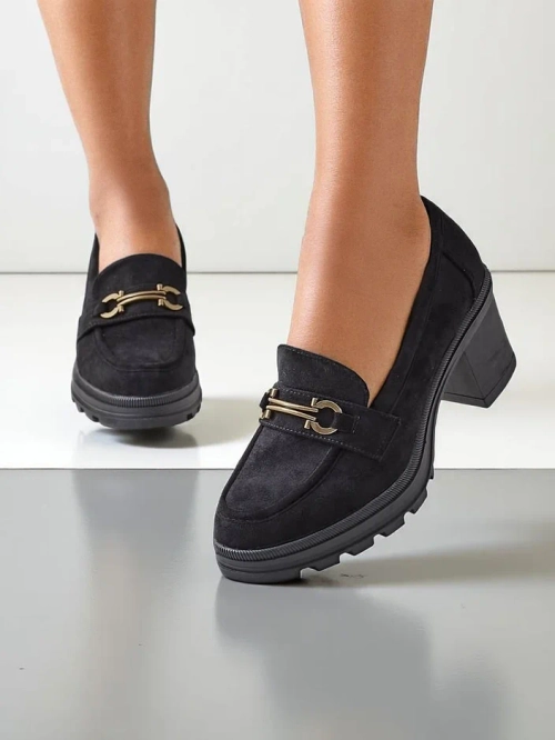 Royalfashion жіночі лофери на підборах Tollinge