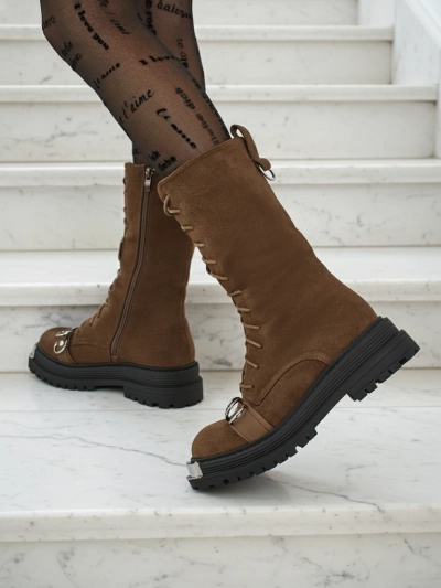 Royalfashion Dámské šněrovací kotníkové boty Werces