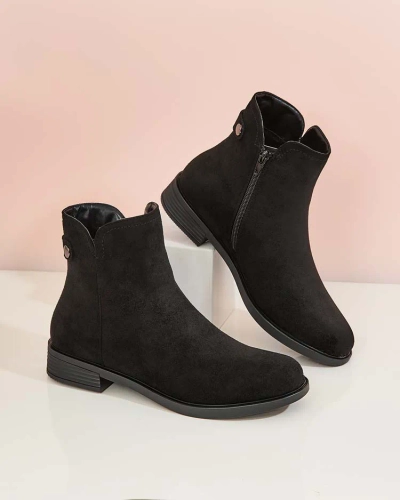 Royalfashion Dámské semišové kozačky Dovilla eko