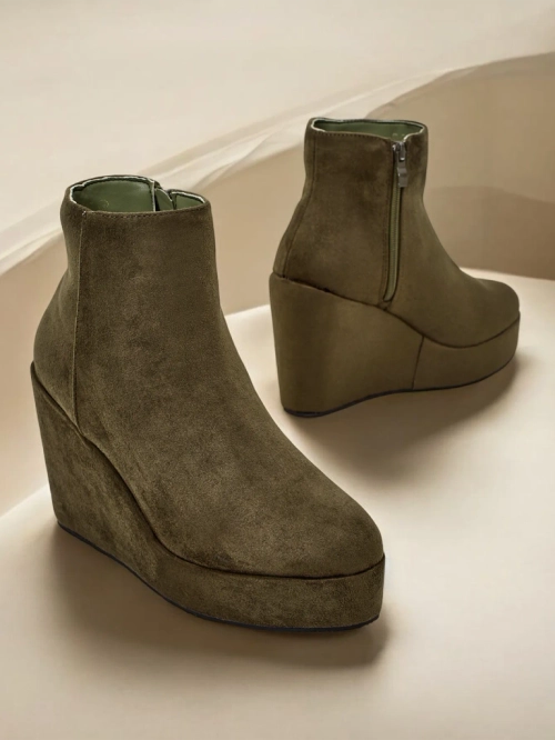 Жіночі середнього каблука ботінки до щиколотки Royalfashion Sieffa