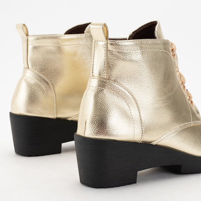 Золоті жіночі черевики Tivera