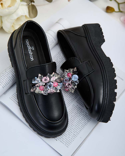 Royalfashion Жіночі мокасини з різнокольоровим бісером Karonia