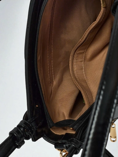 Dámská shopper kabelka z eko kůže Silent Raven