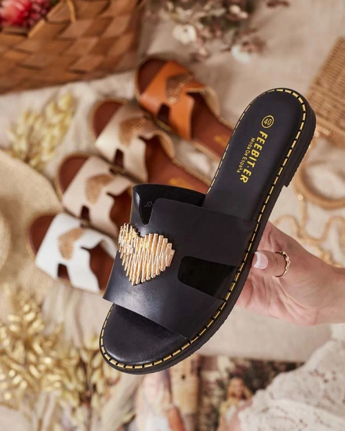 Royalfashion Жіночі шльопанці Olis на плоскій підошві