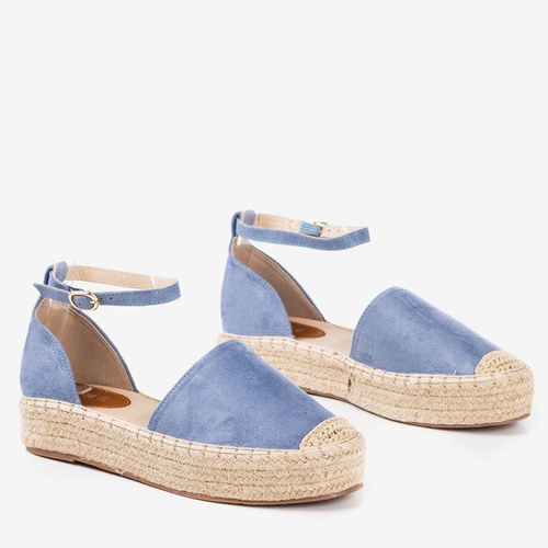Жіночі сині еспадрільї на платформі Marcita - Взуття