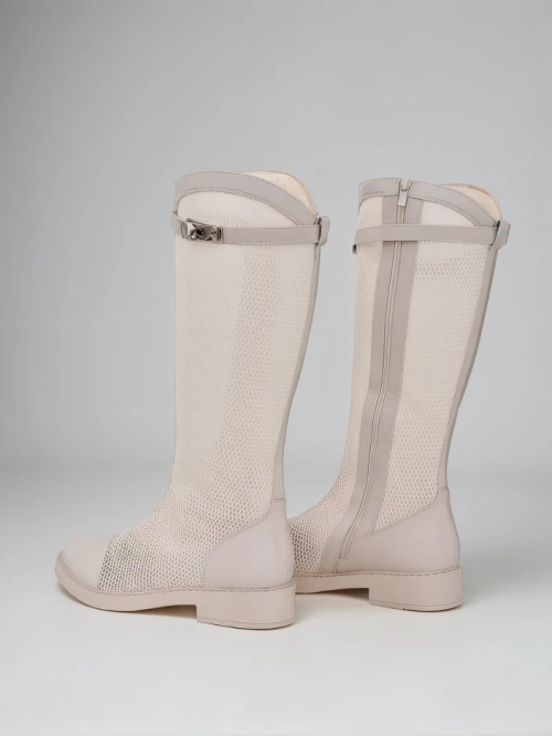 Royalfashion Високі перфоровані жіночі черевики Ovittole