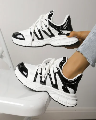 Royalfashion Dámské sportovní tenisky na silnější podešvi Loness