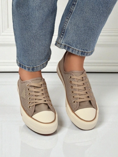 Royalfashion Dámské perforované sneakers Rebbse