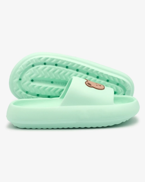 Жіночі гумові шльопанці Royalfashion Mint Mabyn