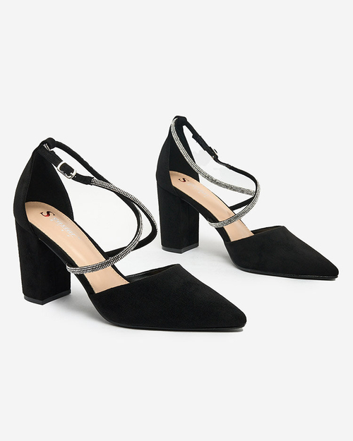 Жіночі туфлі-човники Royalfashion з цирконієм Briticca