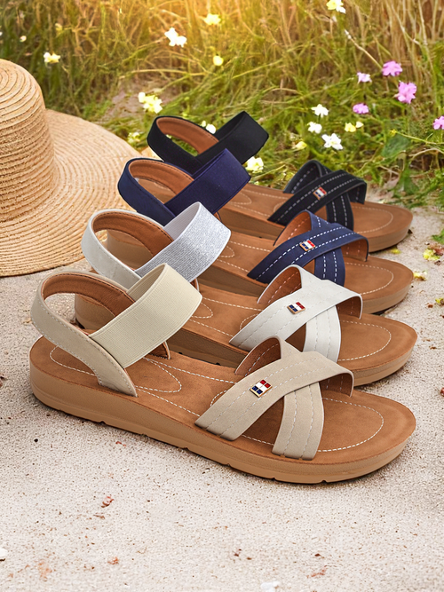 Royalfashion жіночі сандалі на еластичних ремінцях Zerefis