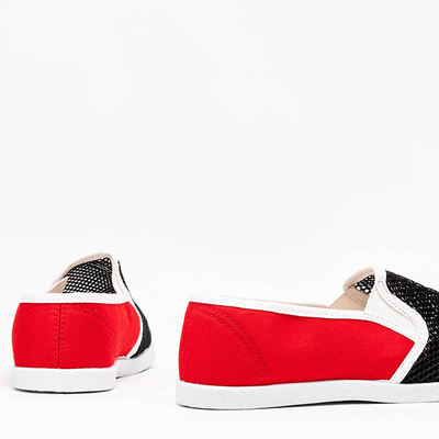 Чорно-червоний жіночий комбінезон на Дубліні - Взуття