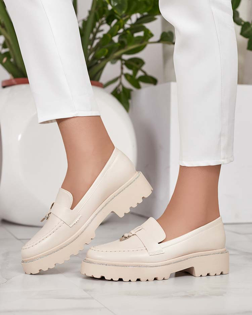 Royalfashion Жіночі мокасини з цирконами Ali