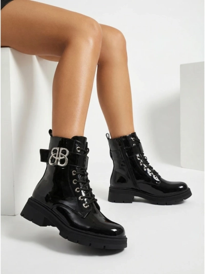 Dámské Černé Kožené Elegantní Boty Luna na Podzim