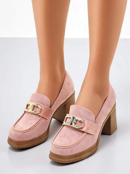 Royalfashion Dámské mokasíny na bloku Qeroy