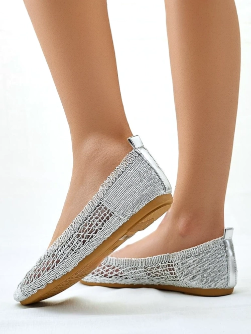 Royalfashion Жіночі перфоровані балетки Annete