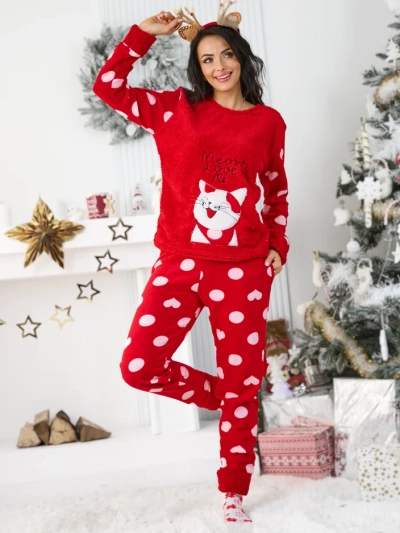 Royalfashion Dámské pyžamo s koťátkem