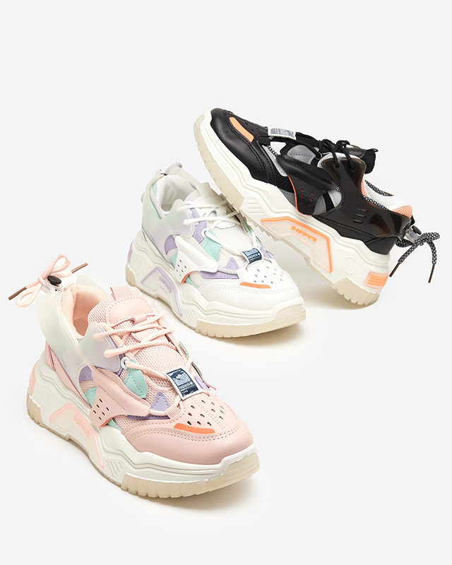 OUTLET Dámská sportovní obuv, tenisky v bílé a fialové barvě Xillop - Obuv