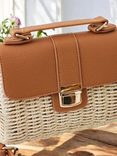 Royalfashion Невелика плетена handbag типу trunk