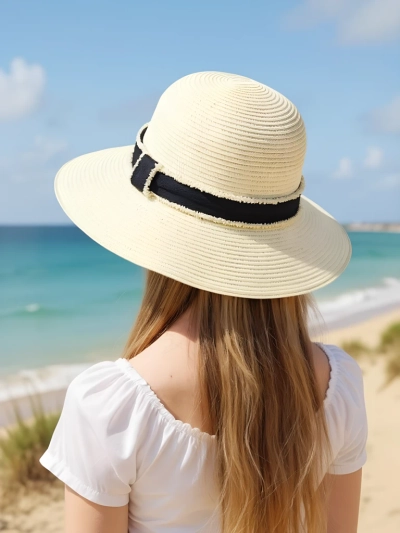 Royalfashion Dámský slaměný klobouk Sunny Meadow