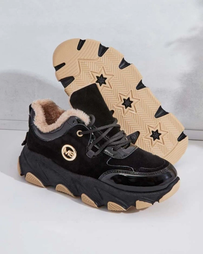 Royalfashion Dámské zateplené tenisky Caroz