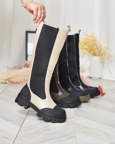 Royalfashion Бежеві жіночі напівчеревики Blyss