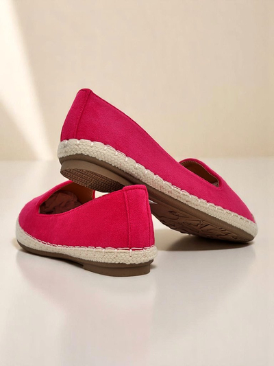 Royalfashion Dámské espadrilky z eko semiše Bombei
