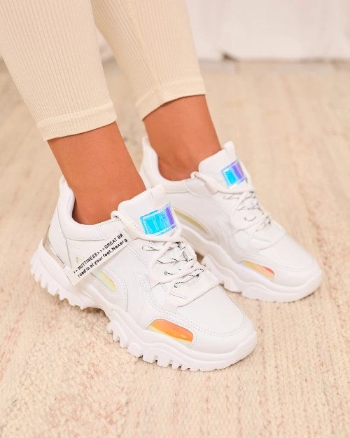 Білі жіночі кросівки Holys