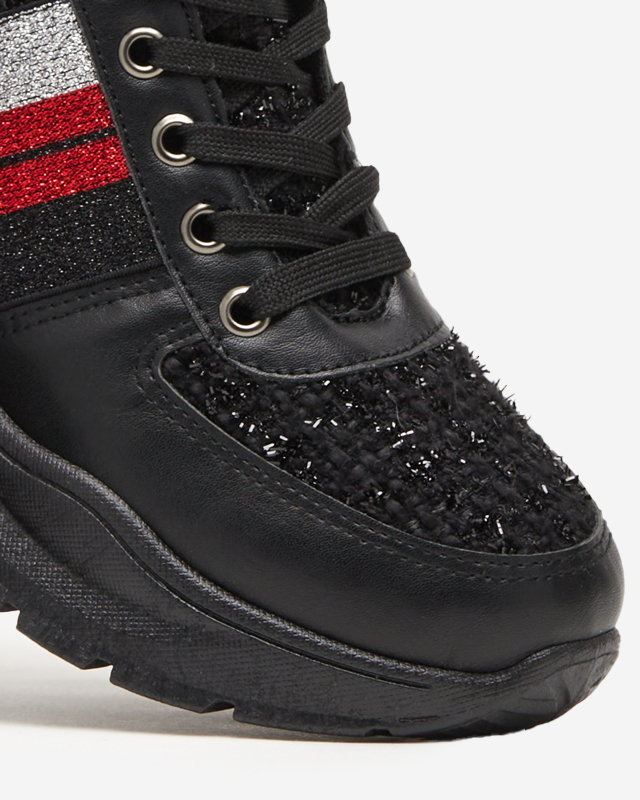 Černé dámské sportovní tenisky Hasmali - Footwear