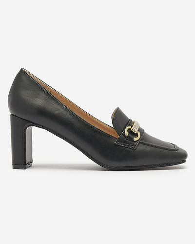 Чорні жіночі туфлі-мокасини Kolalic- Footwear