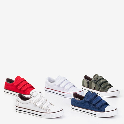 Білі жіночі кросівки на липучках Lozari - Взуття