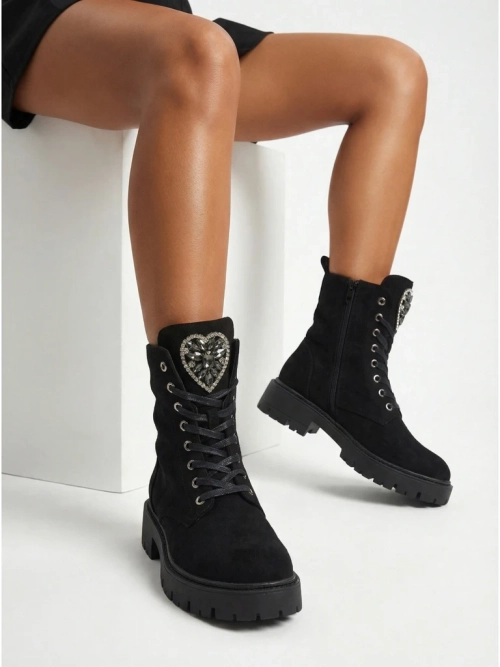 Жіночі ботильйони Euni з еко-замші