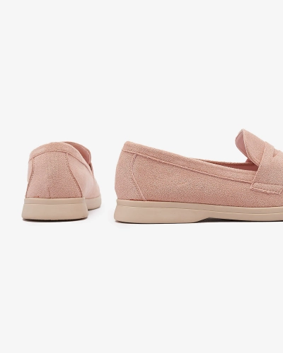 Жіночі мокасини з екозамші рожевого кольору Daffer- Footwear