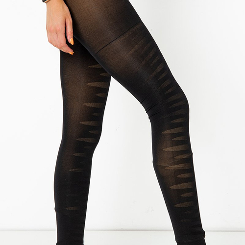 Чорні жіночі утеплені лосини