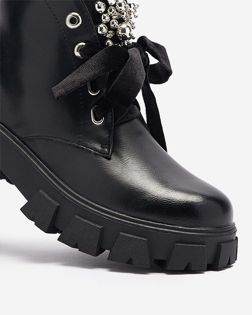 Чоботи жіночі чорні Selpo- Workers Shoes