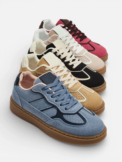 Dámské tenisky Aurora Béžové z ekologického nubuku