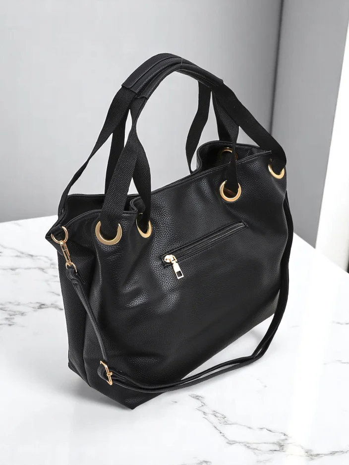 Royalfashion Velká dámská shopper taška vyrobená z ekologické kůže