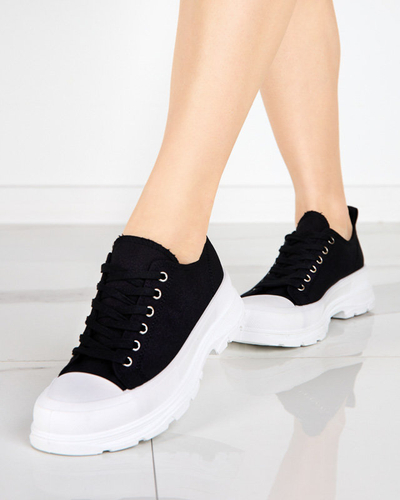 Černé dámské sportovní tenisky Duami- Footwear