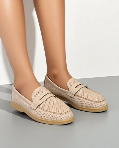Royalfashion Perforované dámské mokasíny Sierros