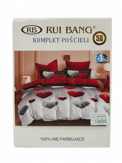 Royalfashion Vzorované povlečení 180x200 sada 3 DÍLNÁ