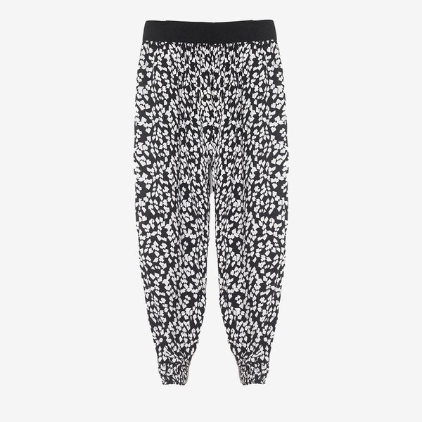 Kalhoty Aladdin černé vzorované - Oblečení 1