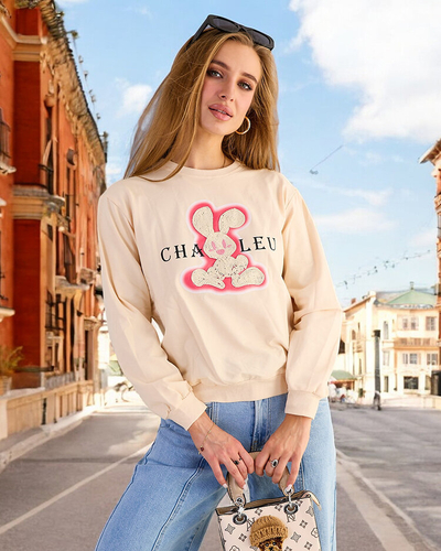 Світшот Royalfashion Жіночий бавовняний світшот з тонким принтом