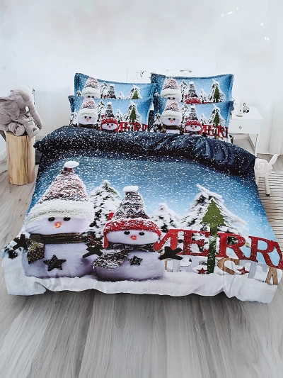Royalfashion Vánoční povlečení 200x220 set 4-KUS