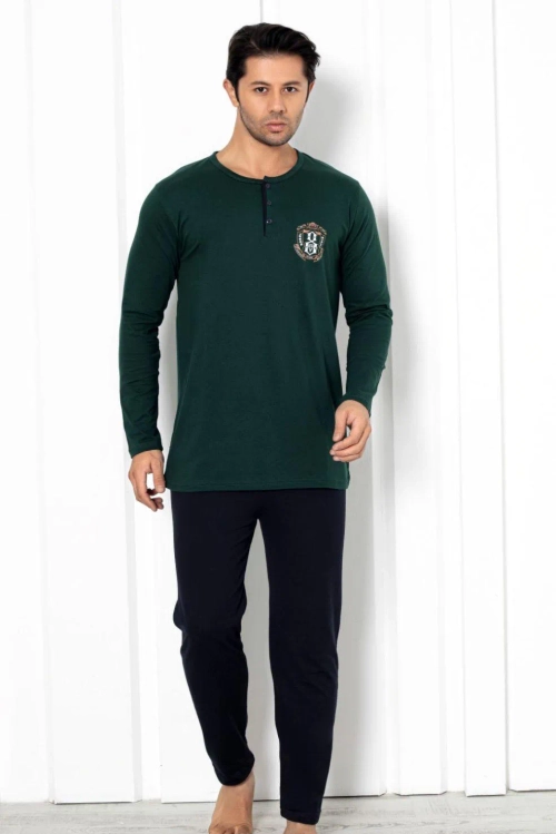 Royalfashion Чоловічі бавовняні піжами