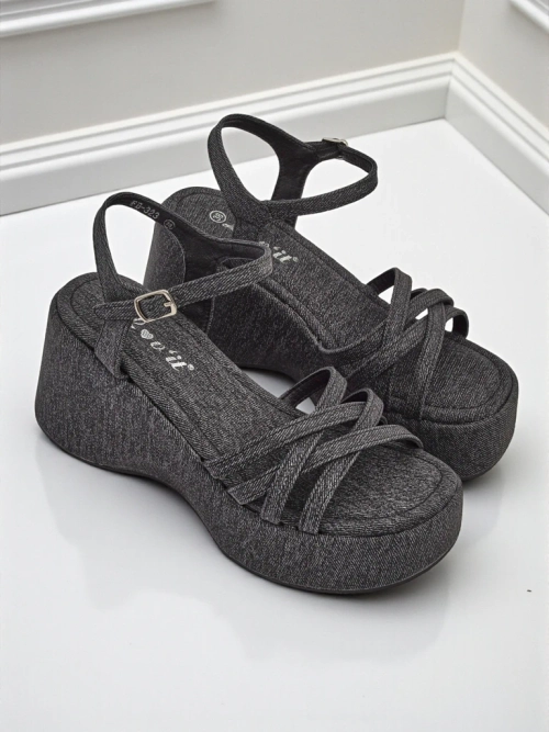 Royalfashion Жіночі сандалі на танкетці Shadow Lift